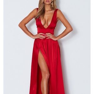 White Fox Boutique Time is Up Maxi Dress